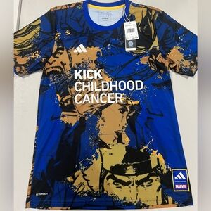 ADIDAS x MARVEL Kick Childhood Cancer MLS Soccer Jersey Men's L *NEW* HT3238 $70
